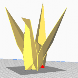 Escultura Origami Grulla Japonesa