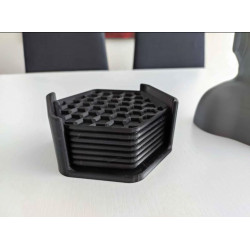 Portavasos Hexágonos