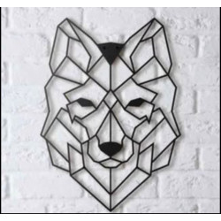 Cuadro Geométrico Moderno Lobo