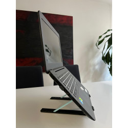 Soporte plegable, portátil y ajustable para portátil o tableta con 7 ángulos