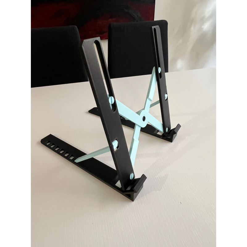 Soporte plegable, portátil y ajustable para portátil o tableta con 7 ángulos